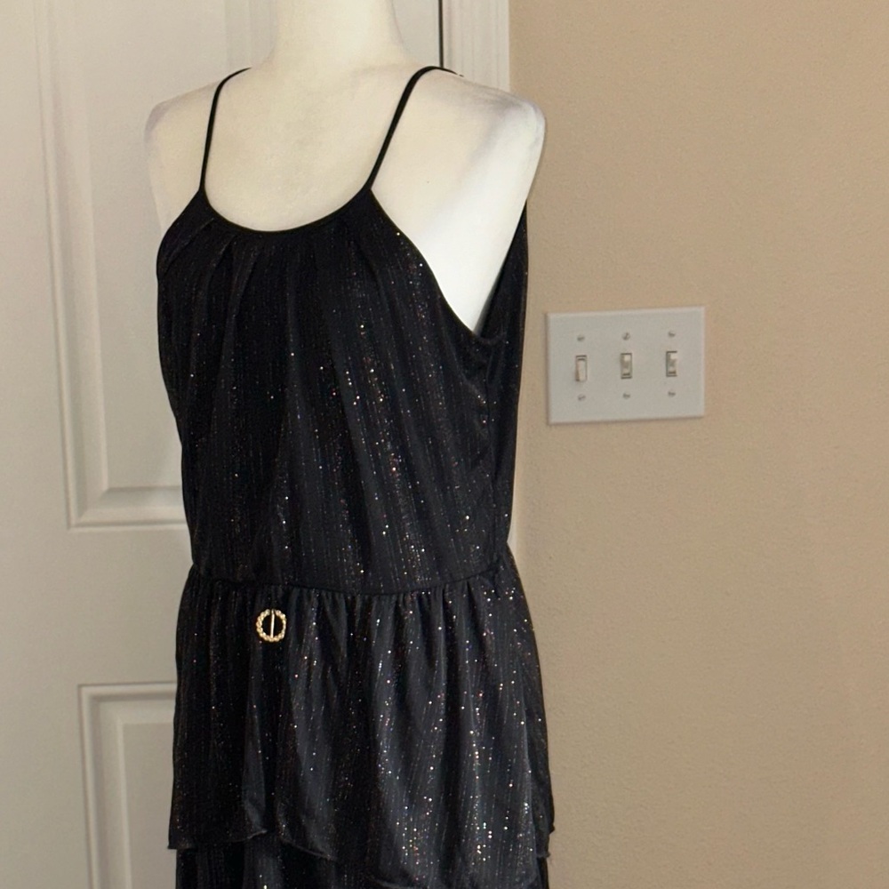 Alexa B. Nites Lined Black Formal Sparkly Dress